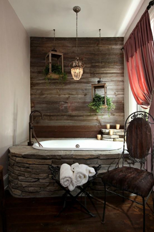 Деревянная Ванная Комната Фото