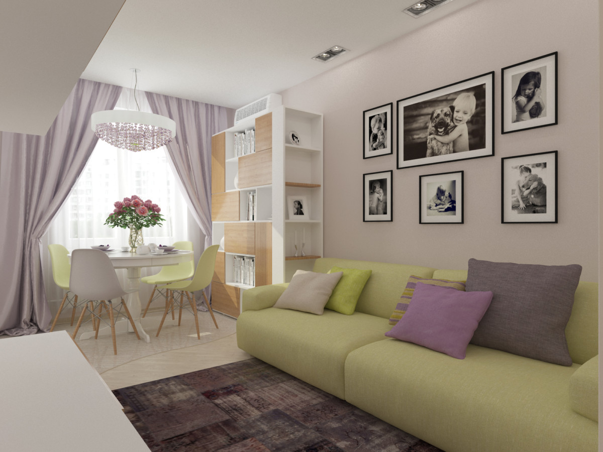 Дизайн трехкомнатной квартиры в Киеве