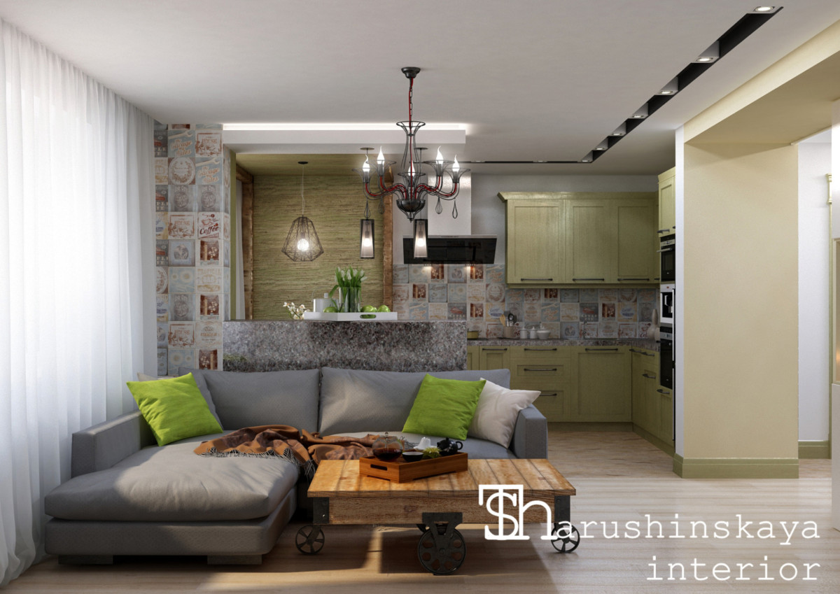 Дизайн проект 3-х комнатной квартиры в Коммунарке
