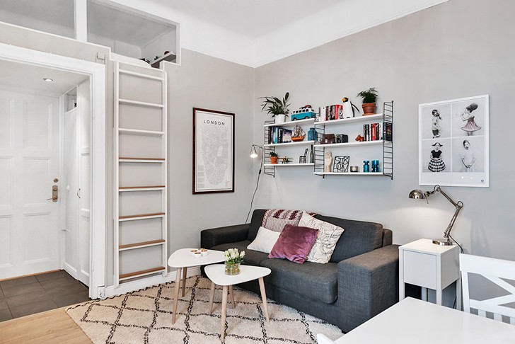 Дизайн квартиры 25 кв. м. — современные проекты и лучшие стили для небольших квартир (110 фото)